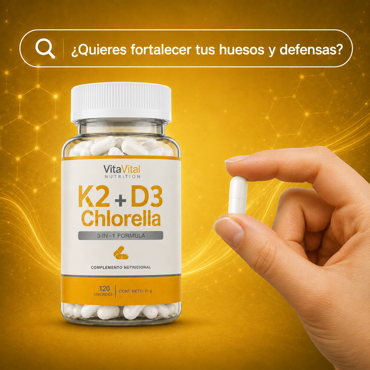 K2 + D3 + Chlorella
