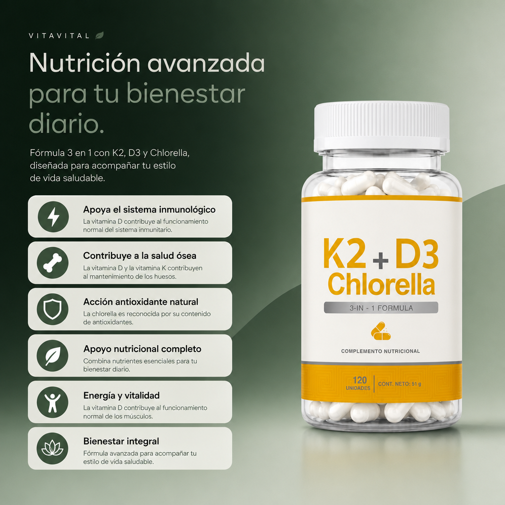 K2 + D3 + Chlorella