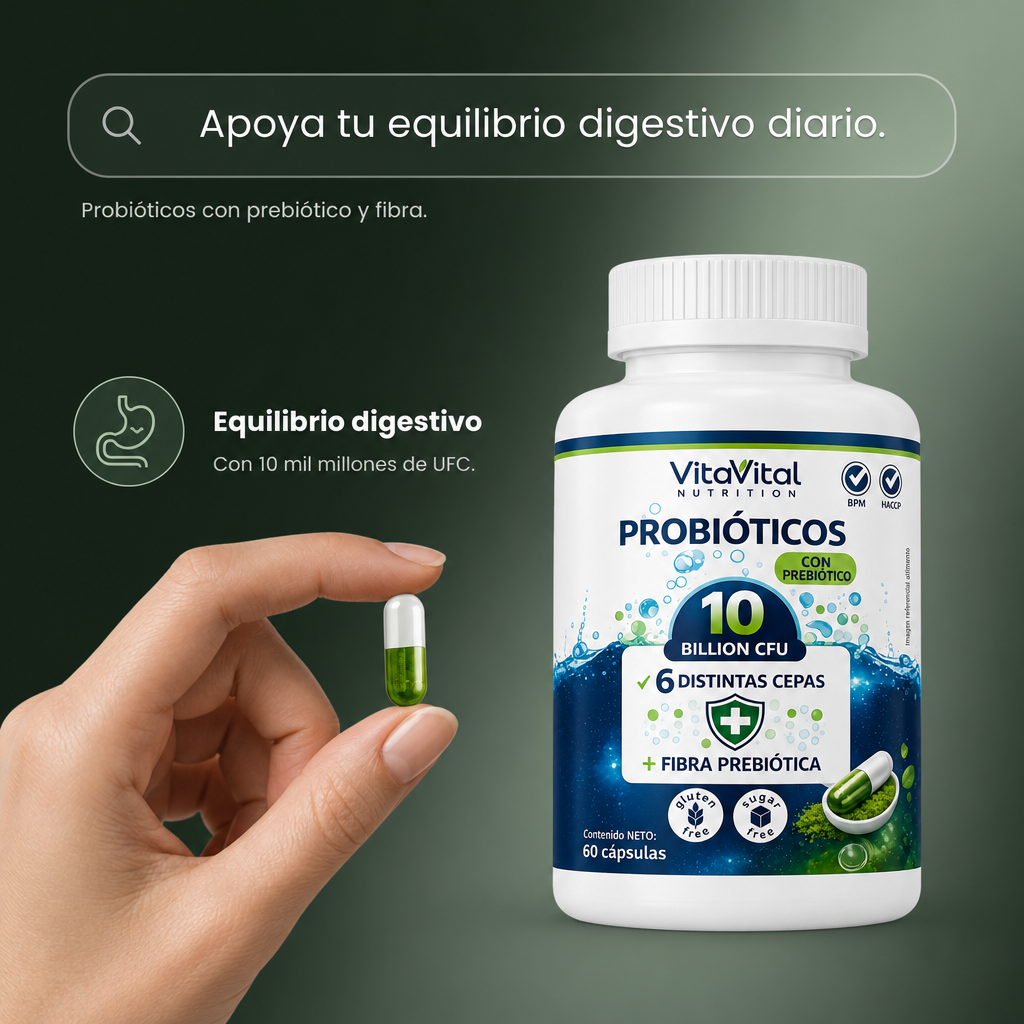 Probióticos 10 Billion CFU