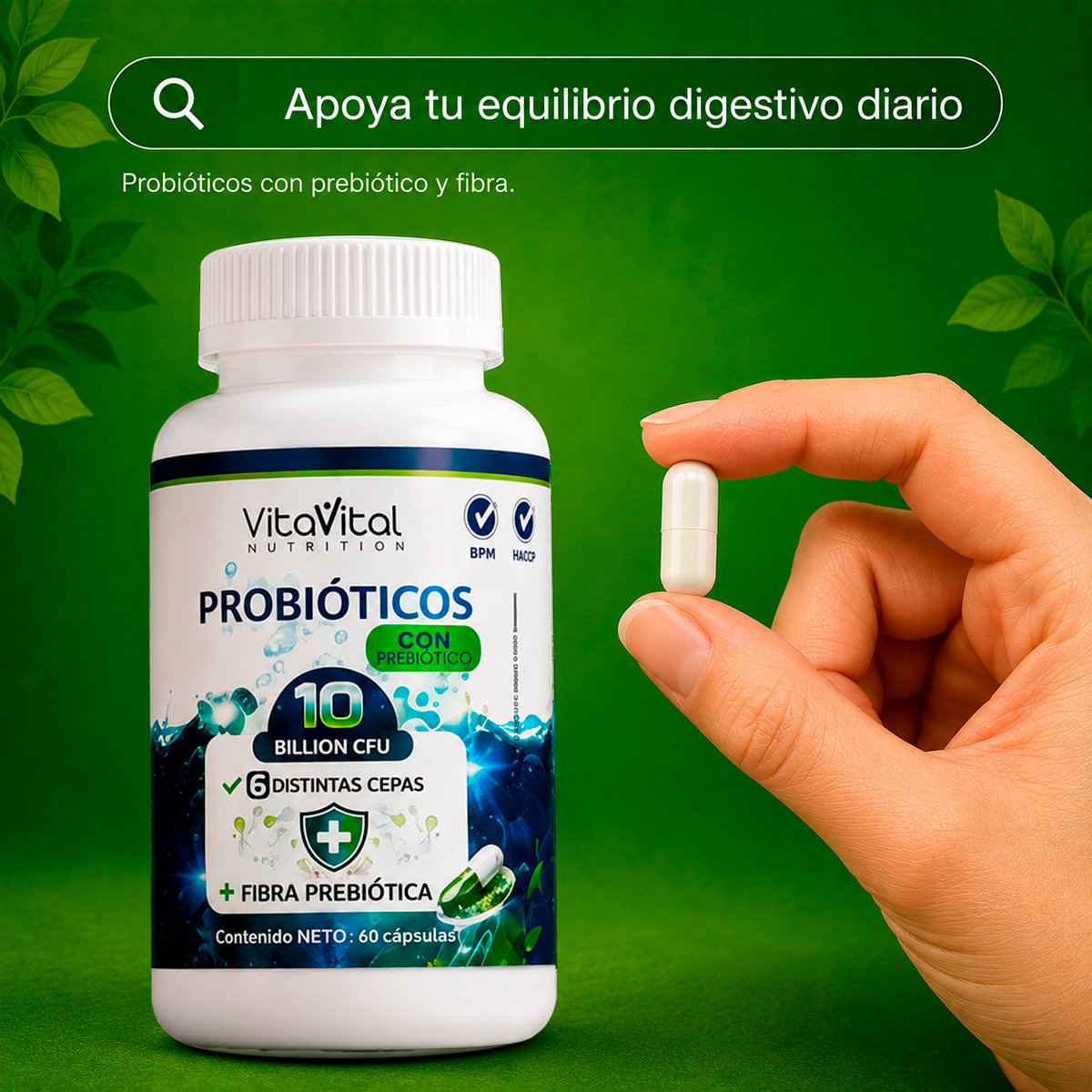 Probióticos 10 Billion CFU