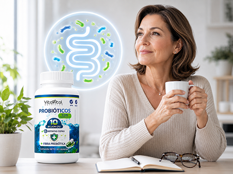 Probióticos para equilibrio de la microbiota intestinal